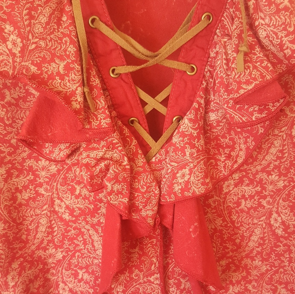 Ralph Lauren Ruffle Blouse.